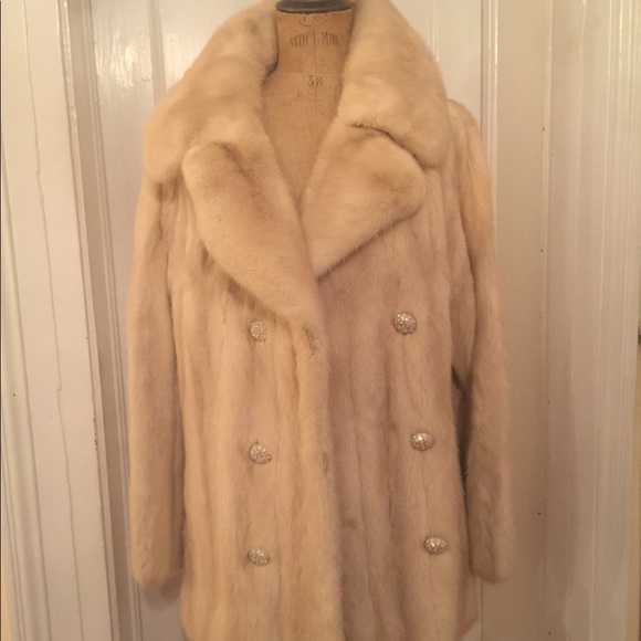 Vintage Palanker Mink Peacoat - Picture 1 of 9